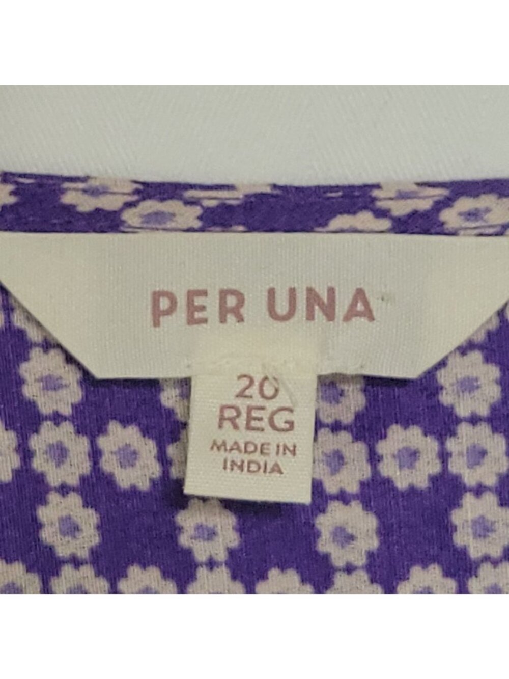 Per Una Purple Floral Midi Dress 20 Wrap Style Short Flutter Sleeve Ruffle Hem - Picture 2 of 15